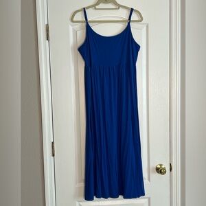 Old Navy Blue Spaghetti Strap Dress